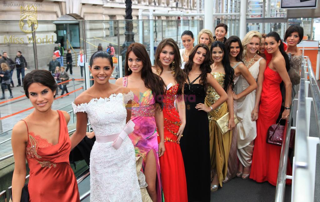 Miss World 2011 Contestants at London