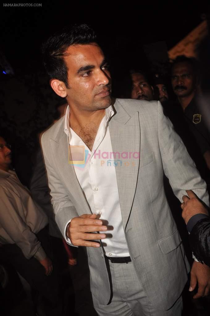 Zaheer Khan at DY Patil Awards in Aurus on 13th Nov 2011