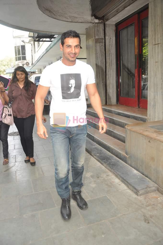 John Abraham on the sets of Star Ya Rockstar in Famous on 15th Nov 2011