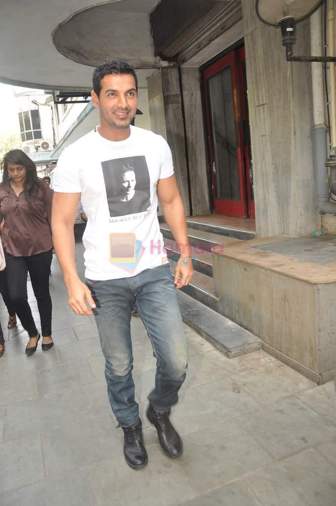 John Abraham on the sets of Star Ya Rockstar in Famous on 15th Nov 2011