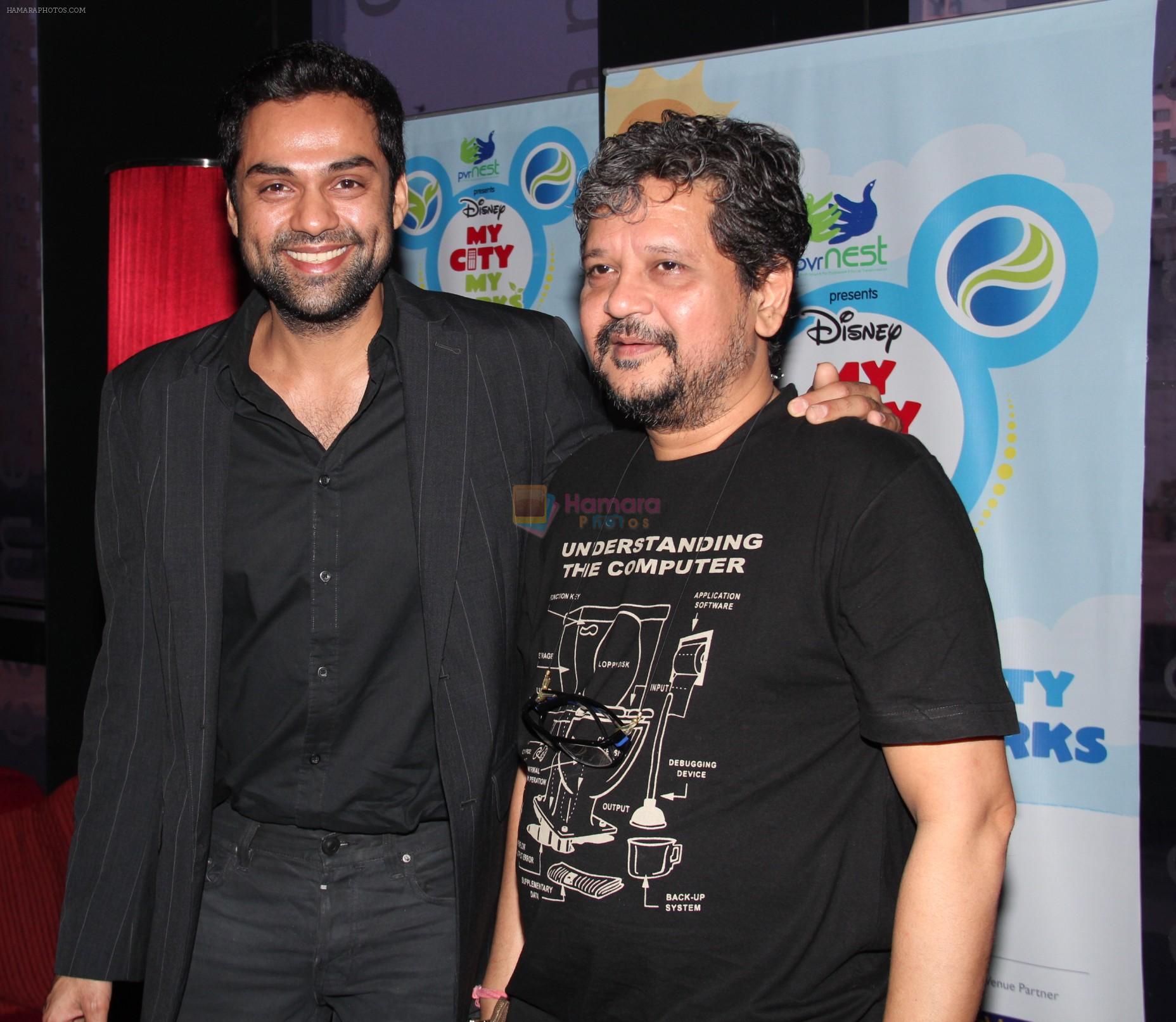 Abhay Deol and Amol Gupte launched Disney and PVR Nest _My City My Parks initiative_ in Mumbai on 15th Nov 2011