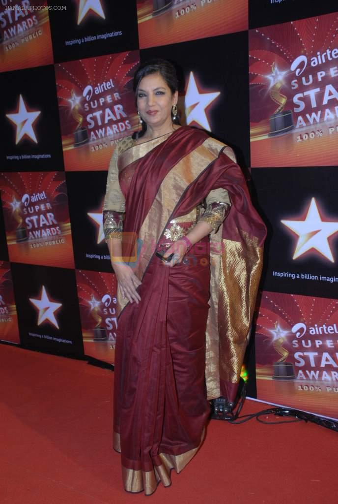 Shabana Azmi at Star Super Star Awards in Yashraj on 15th Nov 2011