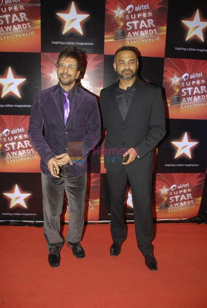 Javed Jaffery at Star Super Star Awards in Yashraj on 15th Nov 2011