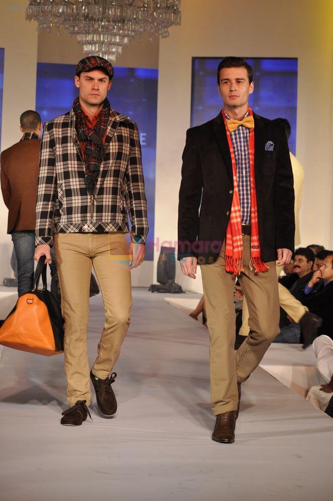 Model walks for Park Avenue new collection launch in Trident, Mumbai on 15th Nov 2011
