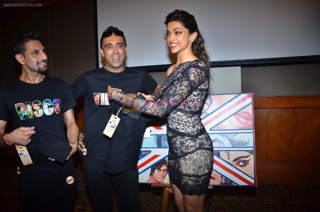 Deepika Padukone at Raj and Pablo's Bollywood t-shirt's launch in JW Marriott on 16th Nov 2011