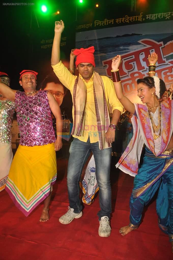 Siddharth Jadhav at MNS Koli feastival in Mahim on 21st Nov 2011