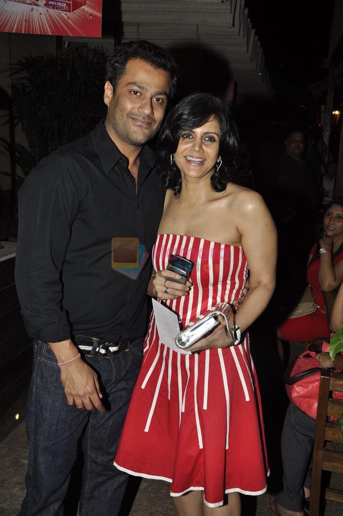 Abhishek Kapoor, Mandira Bedi at the Colgate MaxFresh party at Bunglow 9, Mumbai on 24th Nov 2011