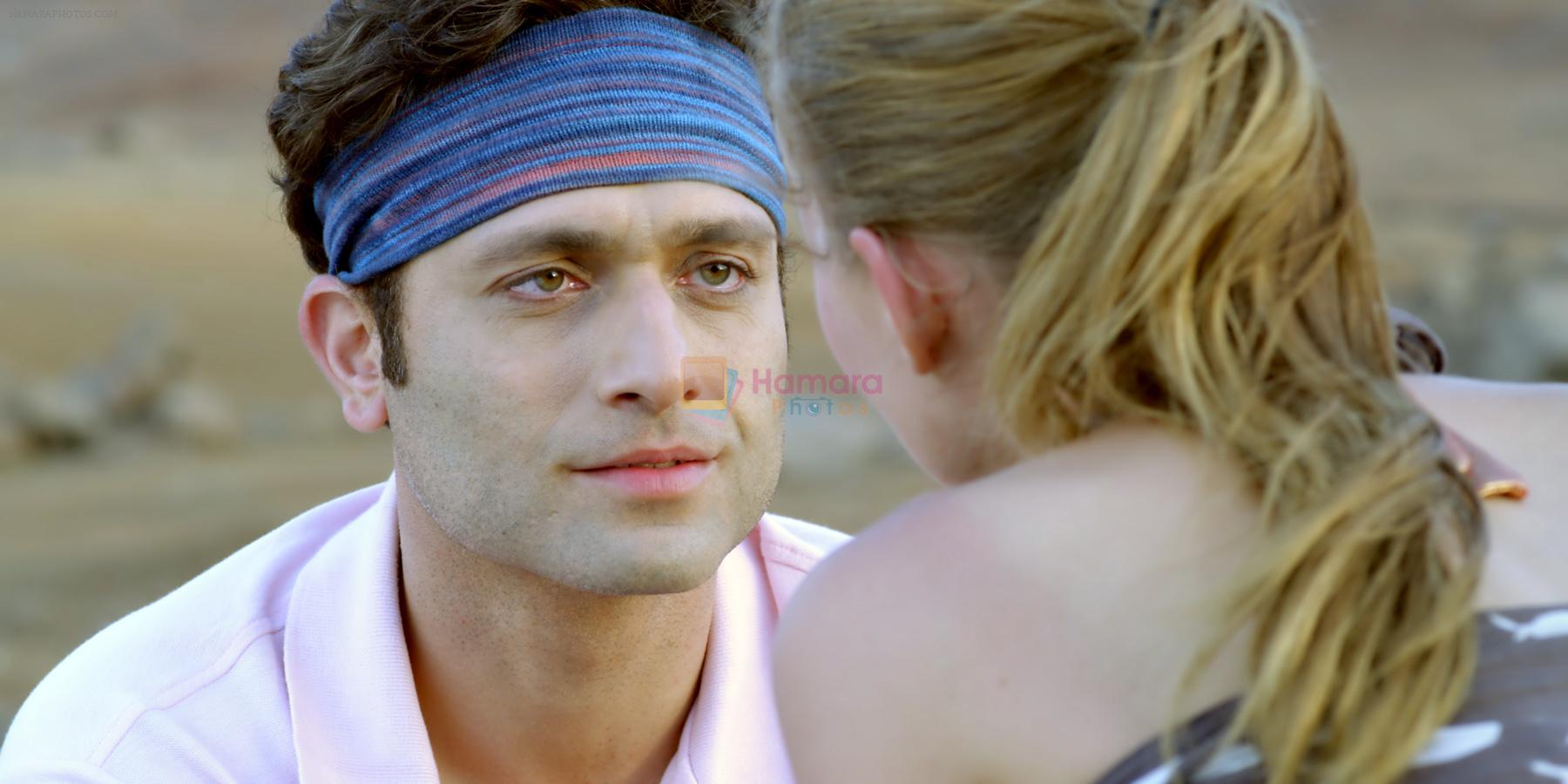 Shiney Ahuja, Julia Bliss in the still from movie Ghost