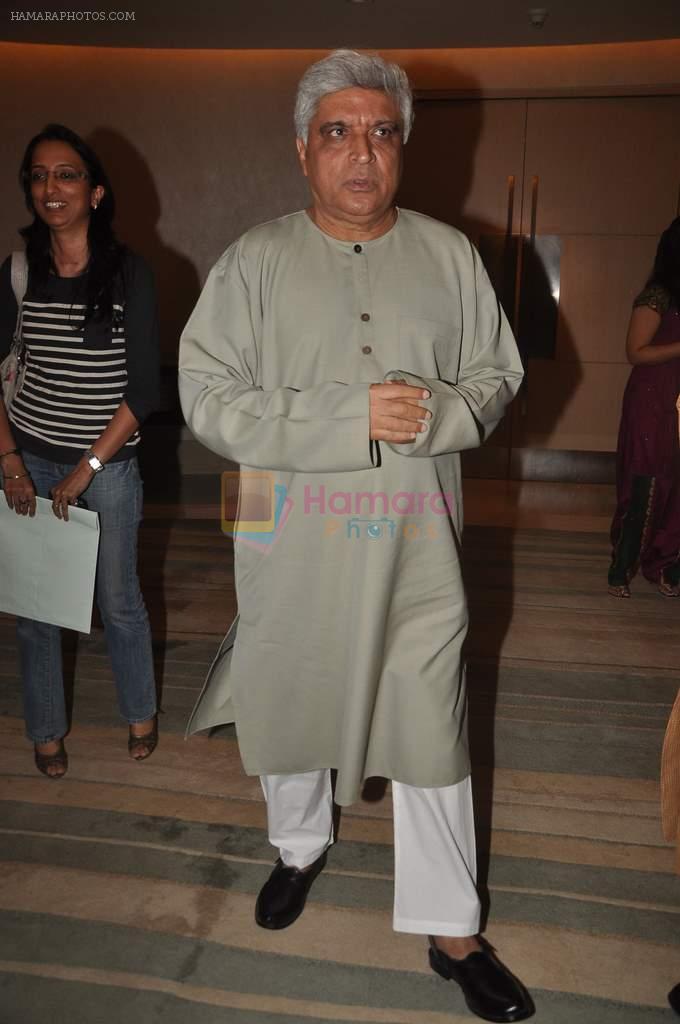 Javed Akhtar at Zee Classic event in Trident, Mumbai on 26th Nov 2011