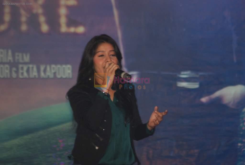 Sunidhi Chauhan at Dirty picture promotions at Mithibai college Kshitij festival in Parel, Mumbai on 30th Nov 2011