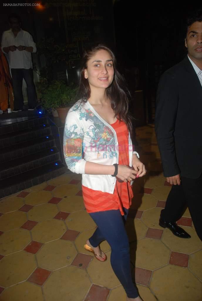 Kareena Kapoor watch The Dirty Picture in Pixion on 30th Nov 2011