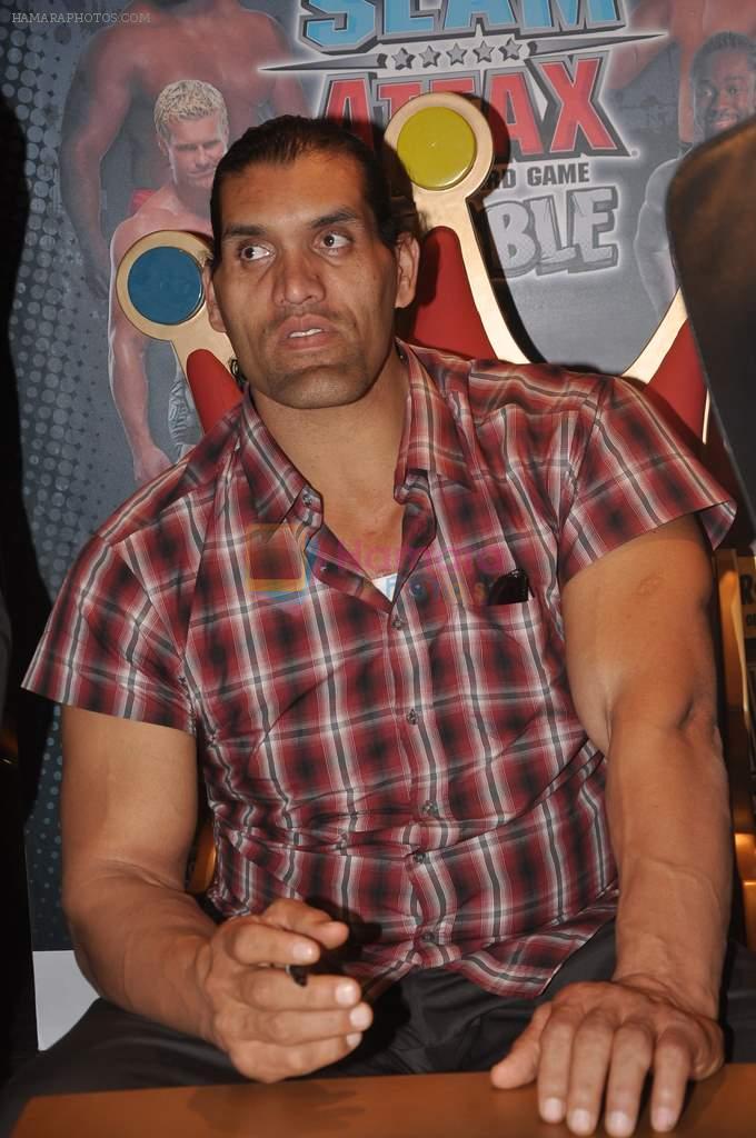 The Great Khali launches the Topps Slam Attax Trading Card Game to bring alive WWE experience for kids in Hamleys on 1st Dec 2011