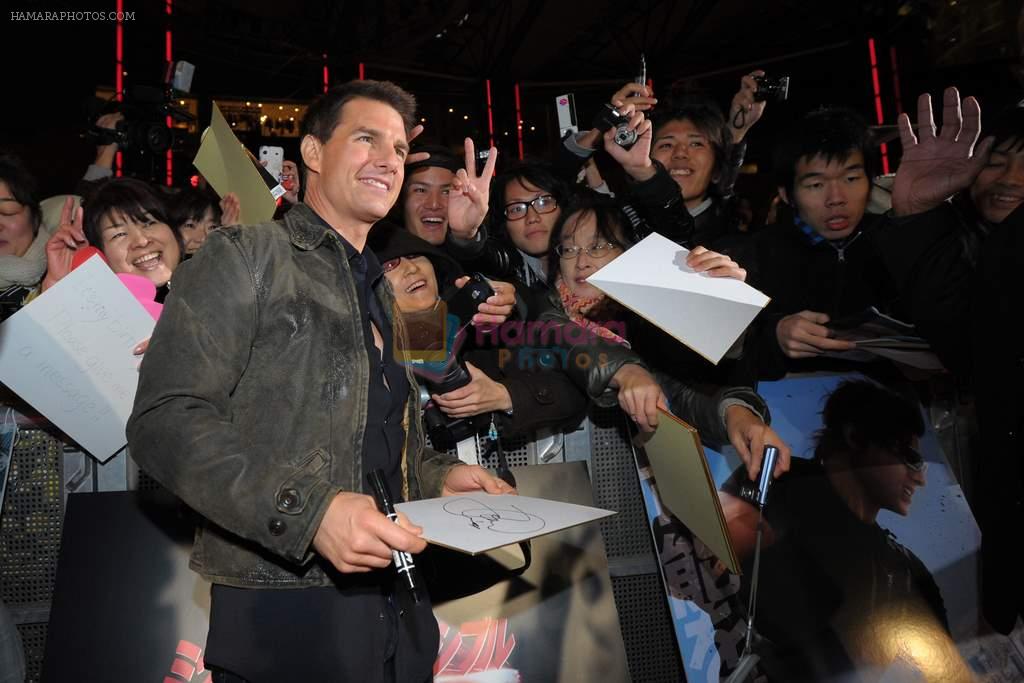 Tom Cruise at MI4 premiere in Japan and Korea on 1st Dec 2011