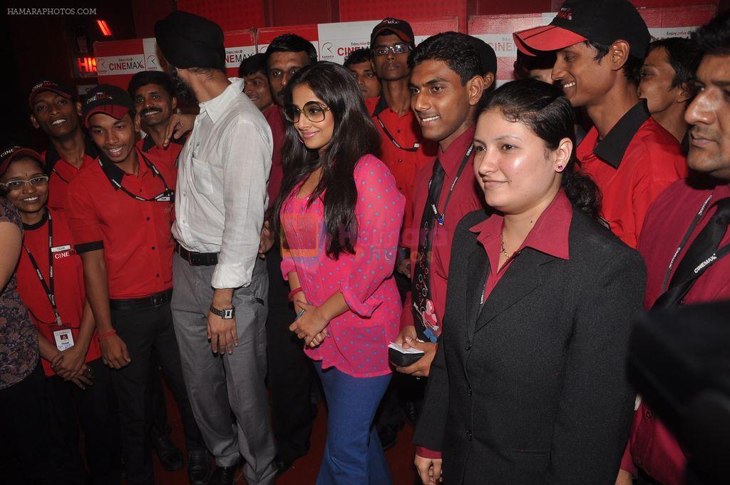 Vidya Balan meets The Dirty Picture patrons in Cinemax, Mumbai on 2nd Dec 2011