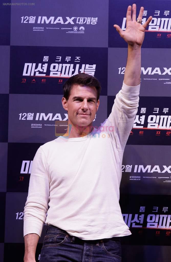 Tom Cruise at MI4 premiere in Japan and Korea on 1st Dec 2011