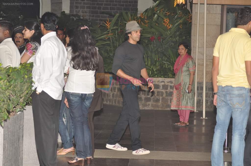 Farhan Akhtar at Tom Cruise Bash in Taj, Mumbai on 3rd Dec 2011