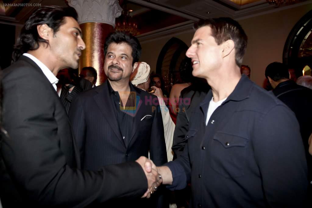 Tom Crusie, Arjun Rampal at Tom Cruise Mumbai Welcome party in Taj Hotel on 3rd Dec 2011