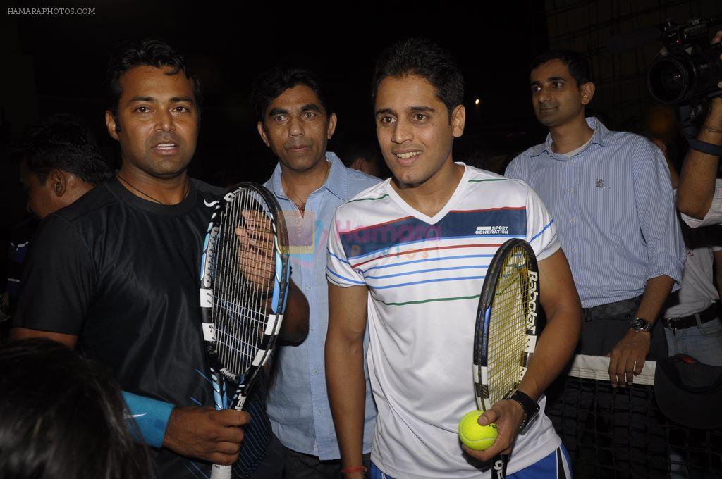 Leander Paes inaugurate a Tennis Court in Goregaon on 5th Dec 2011