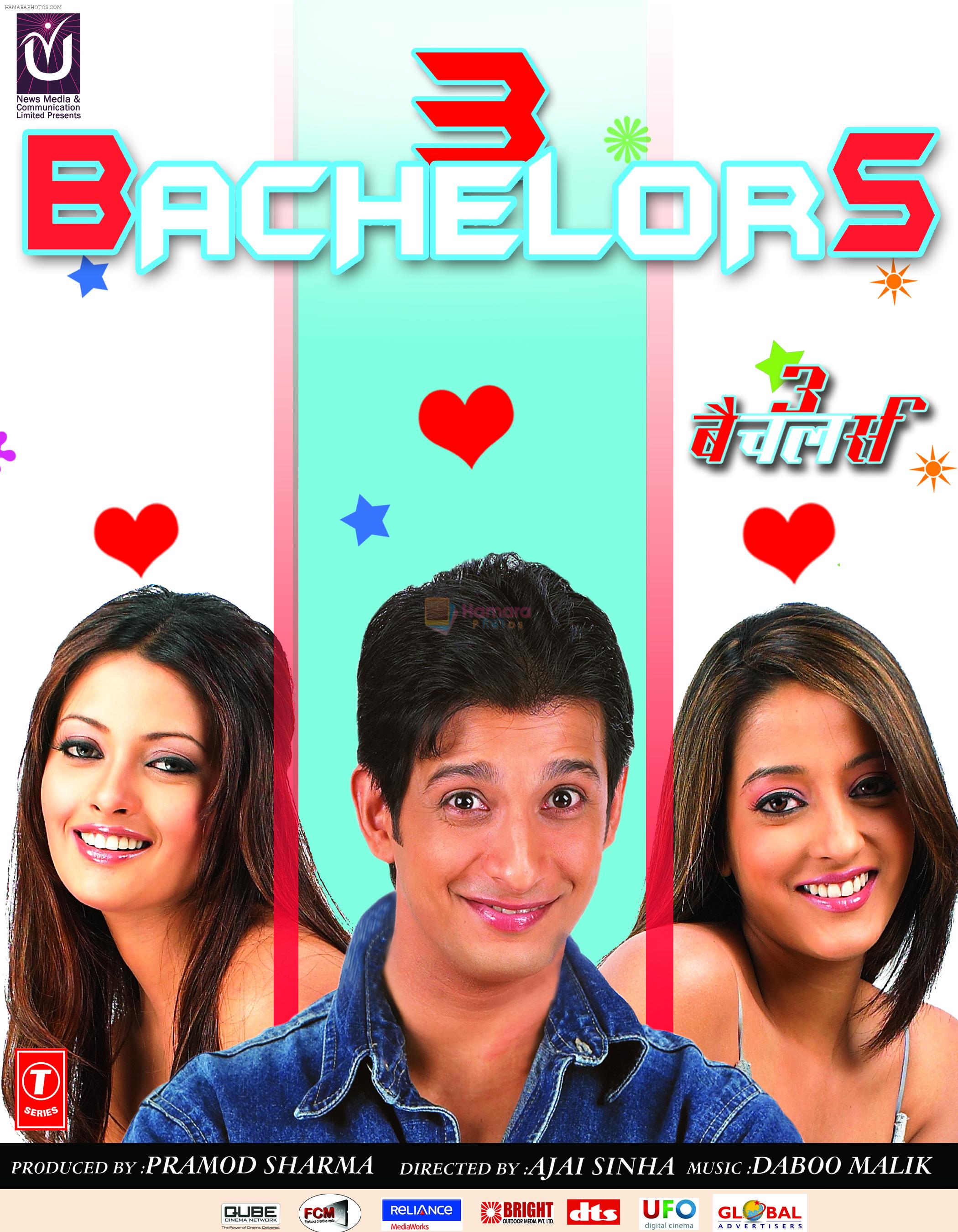 Sharman Joshi, Riya Sen, Raima Sen in the still from movie 3 Bachelors