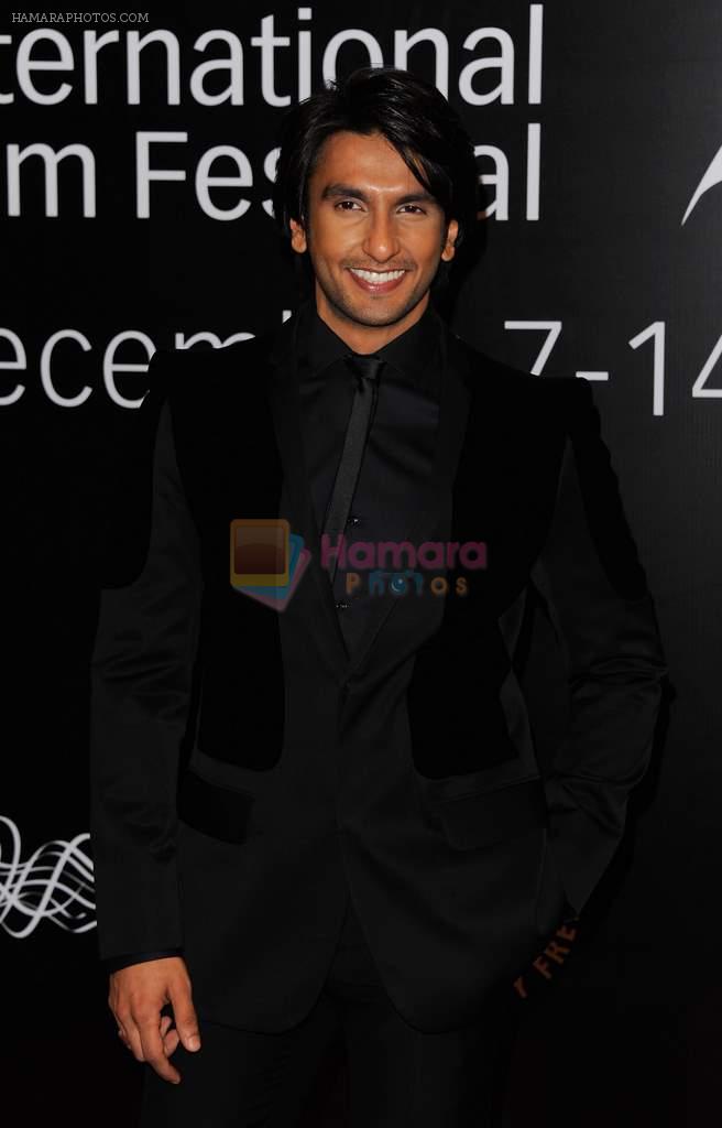 Ranveer Singh at Ladies VS Ricky Bahl premiere at Dubai Film Festival on 8th Dec 2011
