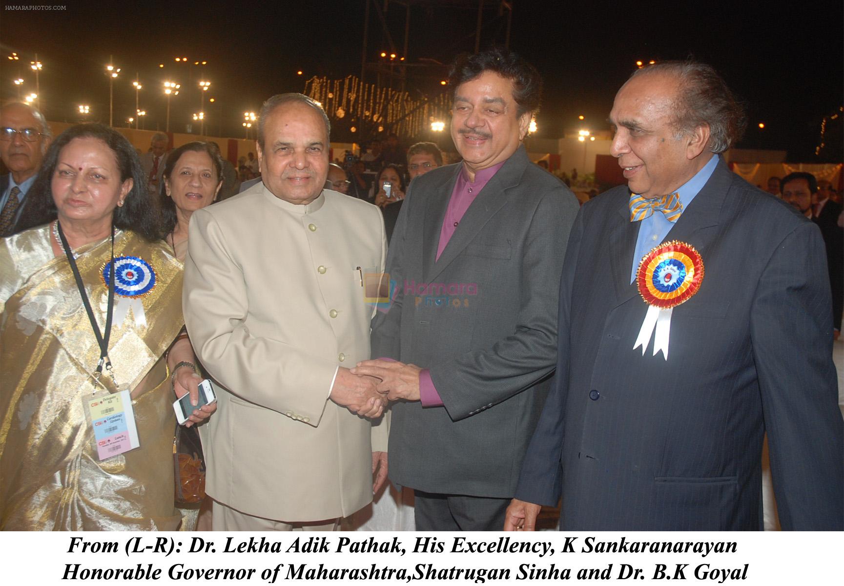 Shatrughan Sinha at the 63rd Annual Conference of Cardiological Society of India in NCPA complex, Mumbai on 9th Dec 2011