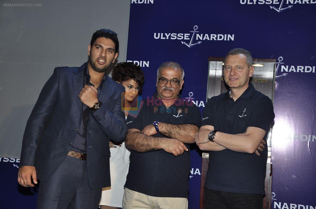 Yuvraj Singh at the launch of Ulysse Nardin watch in Four Seasons, Mumbai on 11th Dec 2011