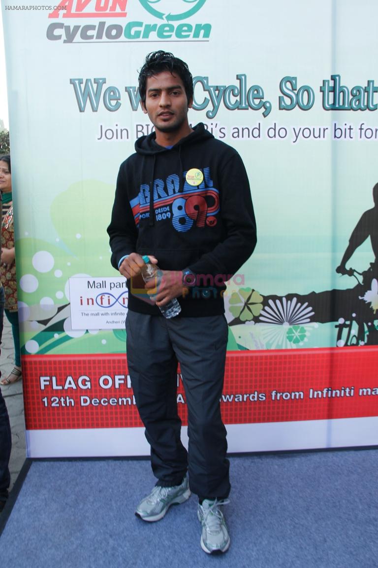 Yuvraj Valmiki at Cyclogreen Marathon at 92.7 BIG FM, Mumbai...