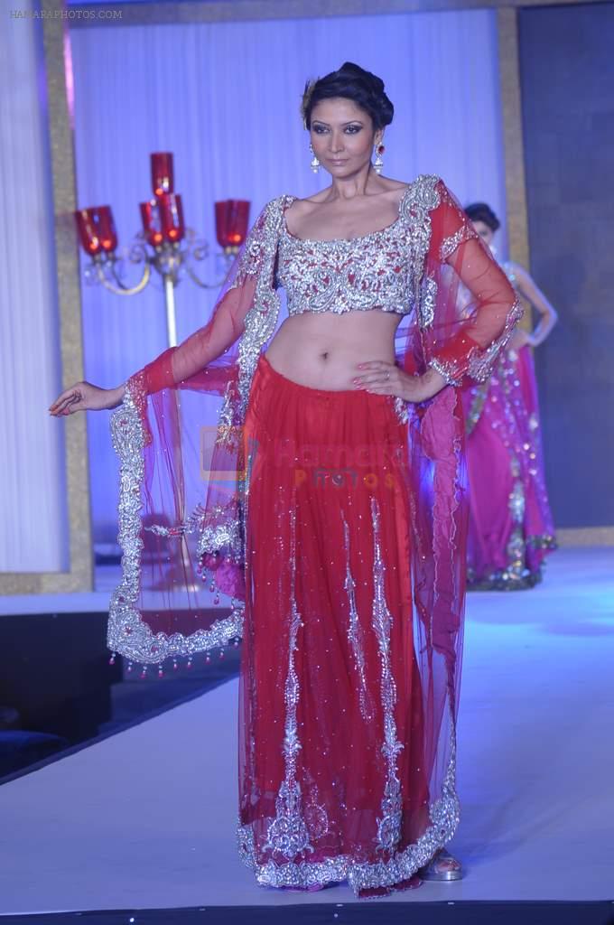 Model walk the ramp for Kimaya fashion show at Trrain Retail Awards in Taj Land's End on 12th Dec 2011