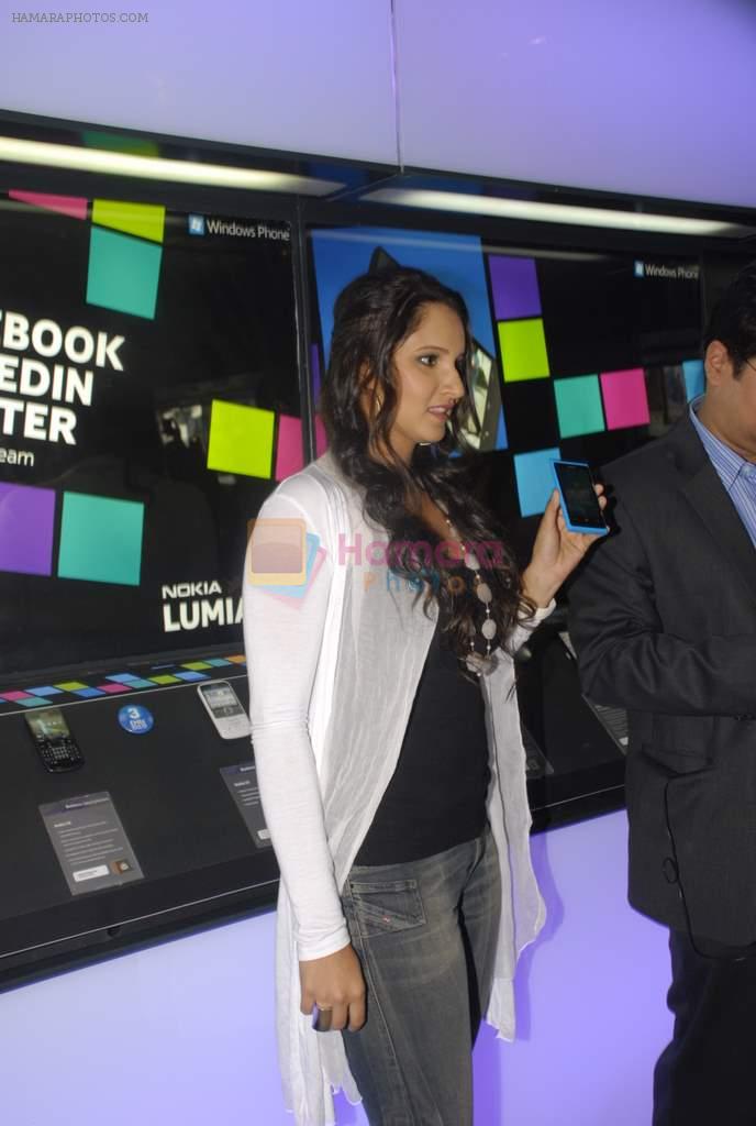 Sania Mirza at Nokia mobile launch in Colaba on 13th Dec 2011