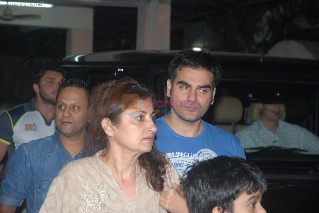 Arbaaz Khan watches Mission Impossible Ghost Protocol in Ketnav, Mumbai on 15th Dec 2011