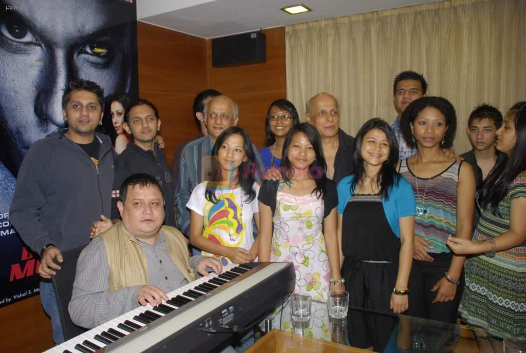 Mahesh Bhatt meets Shillong Chamber Choir in Vishesh Films office, Khar on 16th Dec 2011