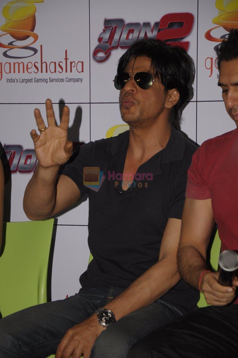 Shahrukh Khan at Don 2 Game Launch in Mumbai on 17th Dec 2011