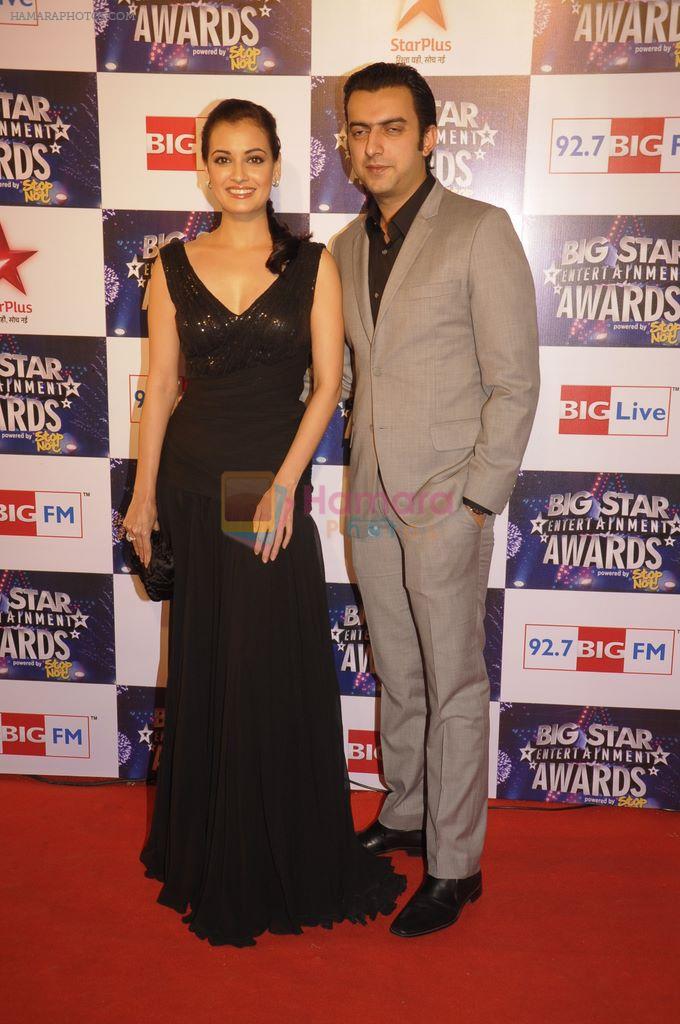 Dia Mirza at BIG star awards 2011 in Bhavans, Mumbai on 18th Dec 2011