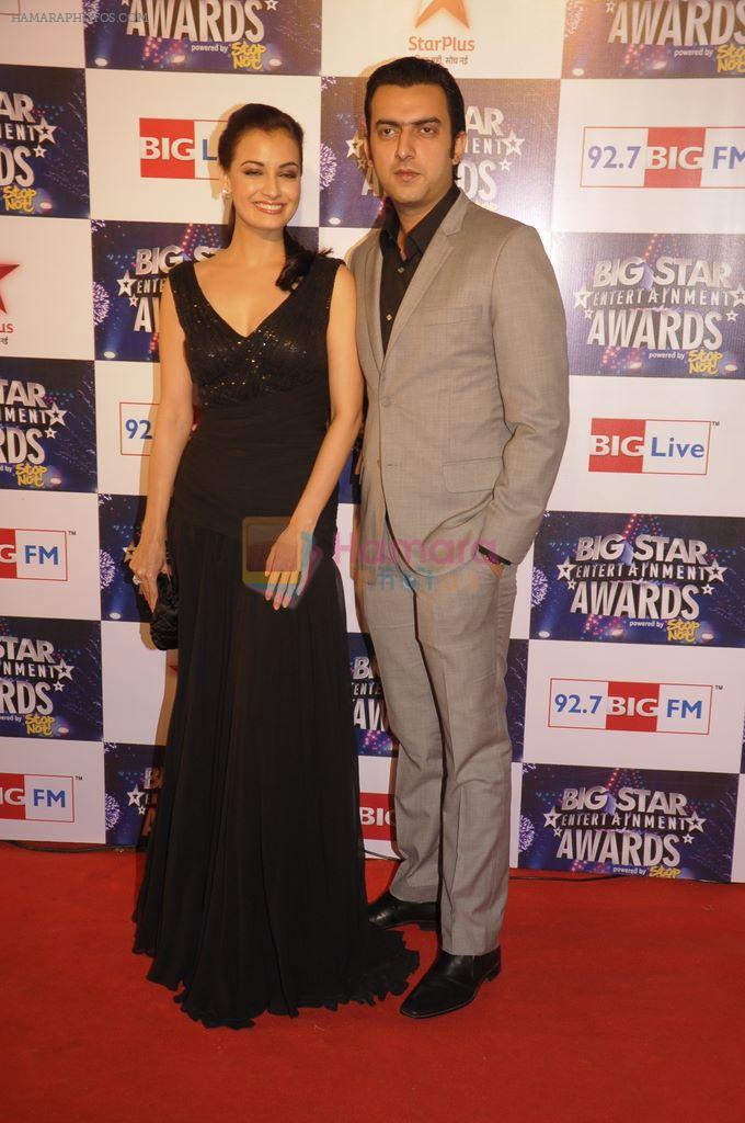 Dia Mirza at BIG star awards 2011 in Bhavans, Mumbai on 18th Dec 2011