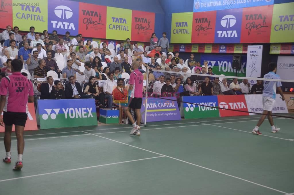 at Tata Open finals in NSCI on 18th Dec 2011