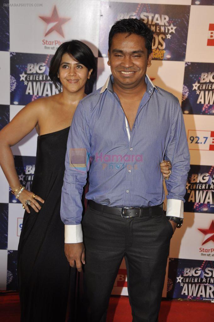 Ekta Kapoor at BIG star awards 2011 in Bhavans, Mumbai on 18th Dec 2011