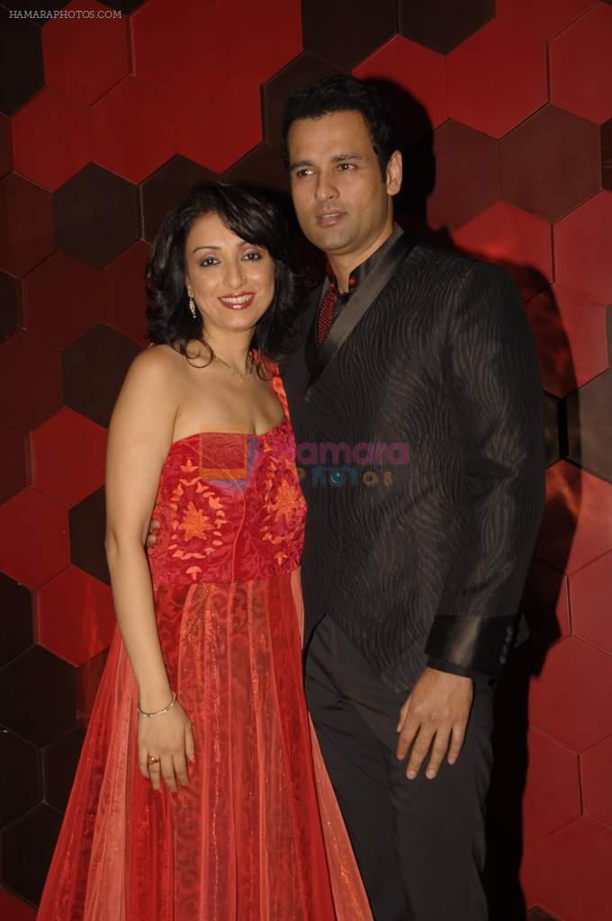 Rohit Roy, Madhurima Nigam at the launch of Madhurima Nigam's mens wear line in Trilogy o 20th Dec 2011