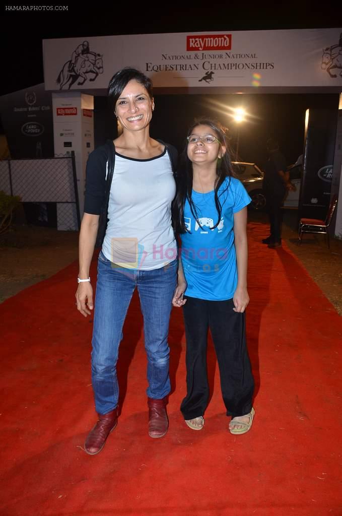 Adhuna Akhtar at Amateur Riders Clubs finals in Mahalaxmi Race Course on 21st Dec 2011
