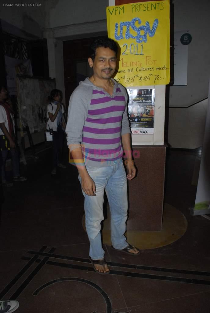 Atul Kulkarni at Chaalis Churasia film promotion at college fest in RUIA College, Matunga on 22nd Dec 2011