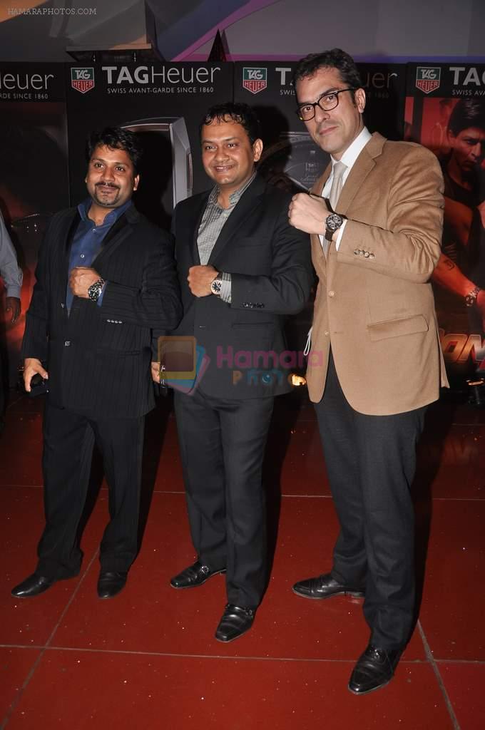 at the launch of Don 2 Tag Heur watch in Cinemax, Mumbai on 23rd Dec 2011