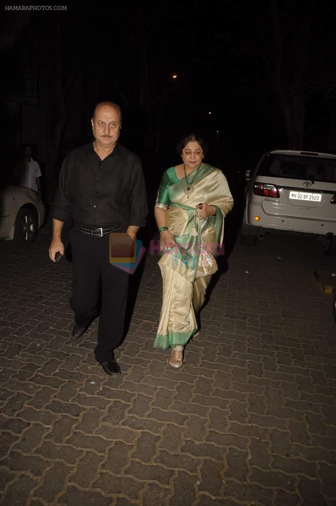 at Anil Kapoor's birthday bash in Juhu, Mumbai on 24th Dec 2011