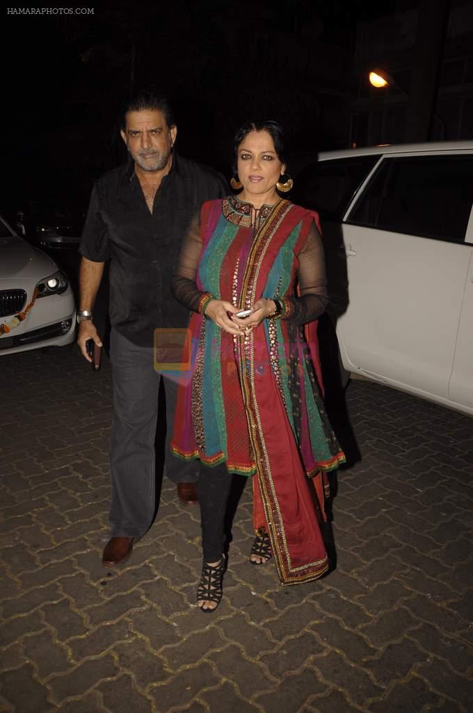 Tanvi Azmi at Anil Kapoor's birthday bash in Juhu, Mumbai on 24th Dec 2011