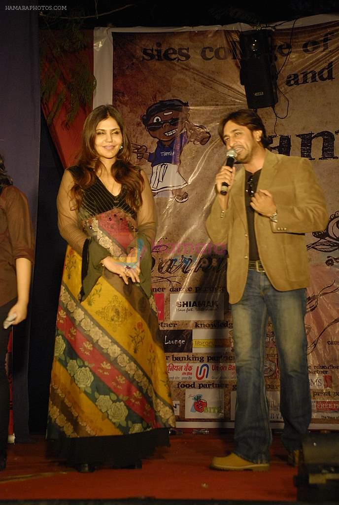 Nisha Jamwal at SIES college fest in Sion on 6th Jan 2012