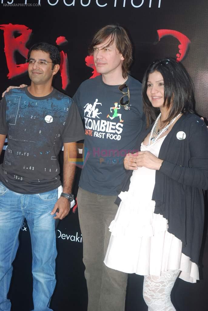 Luke Kenny promotes his new film Zombies in Ritumbara College on 9th Jan 2012