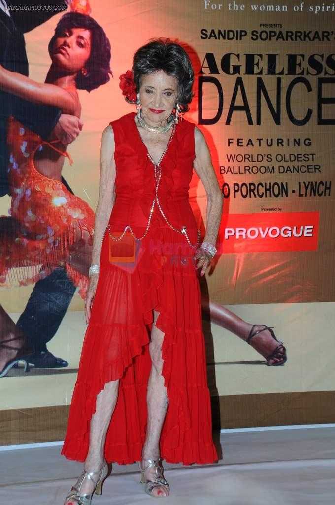 Tao porchon lynch at Ageless Dance show by Sandip Soparrkar in Sheesha Sky Lounge Gold on 10th Jan 2012