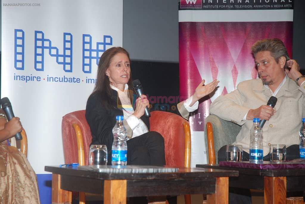 at Whistling Woods film discussion session in Filmcity, Mumbai on 10th Jan 2012