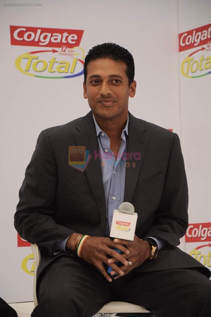 Mahesh Bhupati at Colgate Total promotional event in Olive on 11th Jan 2012