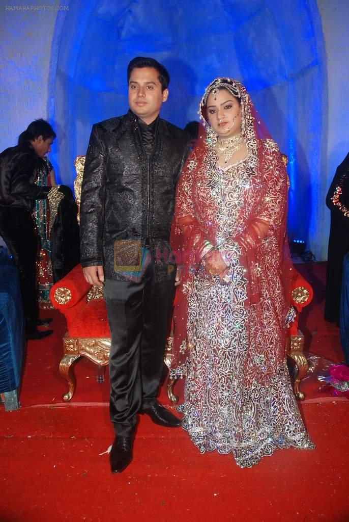 at Babloo Aziz's nephew Suhail's wedding reception in Goregaon on 11th Jan 2012