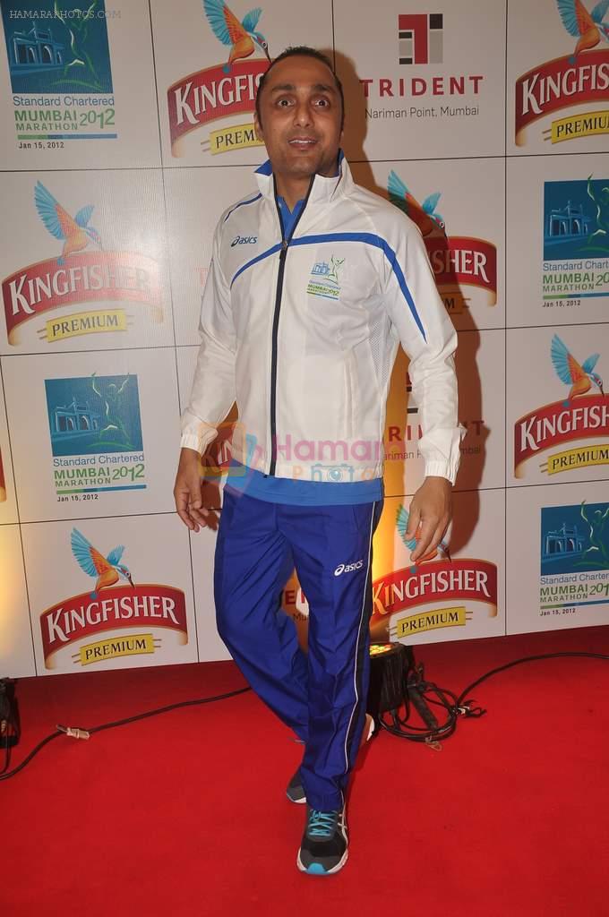 Rahul Bose at Standard Chartered Mumbai Marathon pre bash hosted by Kingfisher in Trident, Mumbai on 13th Jan 2012