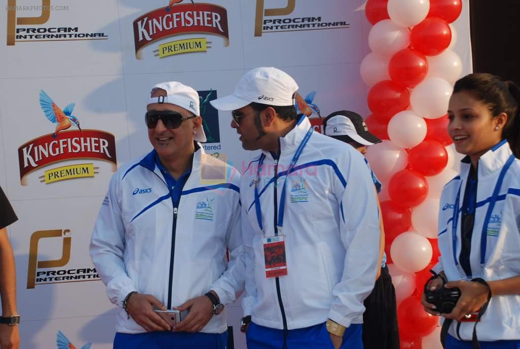 Yash Tonk at Standard Chartered Mumbai Marathon in Mumbai on 14th Jan 2012